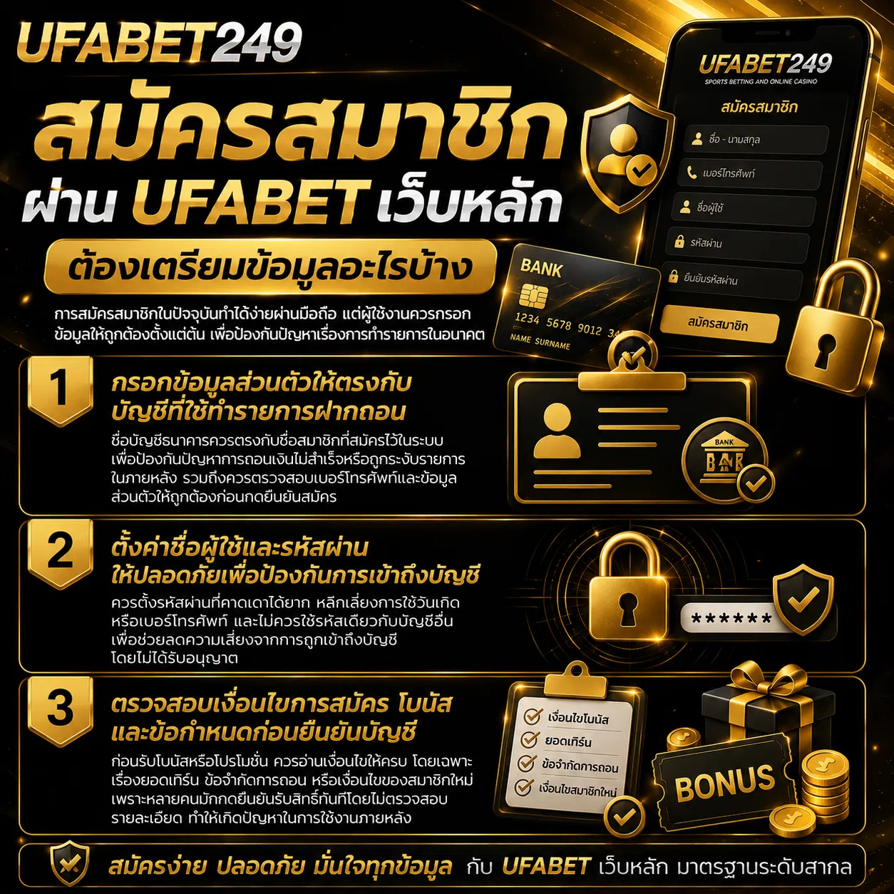 สมัครสมาชิกผ่าน UFABET เว็บหลัก